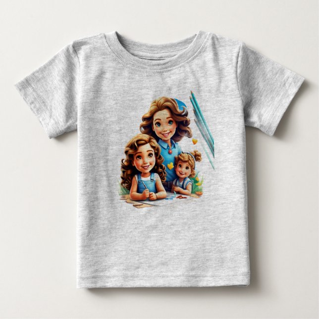 Perfect for little fashionistas and stylish kiddos baby T-Shirt (Front)