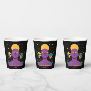 Perfect for Mardi Gras 2026 Paper Cups