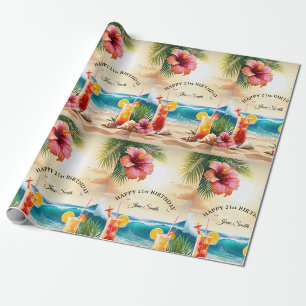 Perfect for Milestone Celebrations - 21st Birthday Wrapping Paper