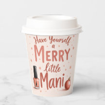  Perfect  for those nail crazy ladies, paper cups