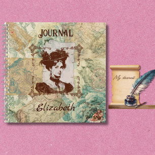 Perfect for your Vintage Soul, Victorian-Style Notebook
