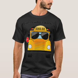Perfect Funny Gift Idea School Bus Costume Simple  T-Shirt