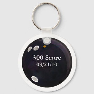 Perfect Game Score Key Ring