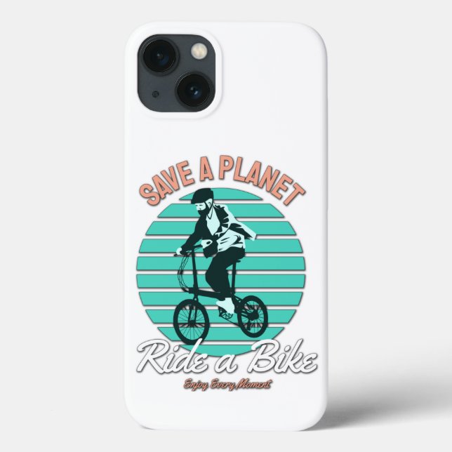 Perfect Gift for Bicycle  Lover - Save a Planet Case-Mate iPhone Case (Back)