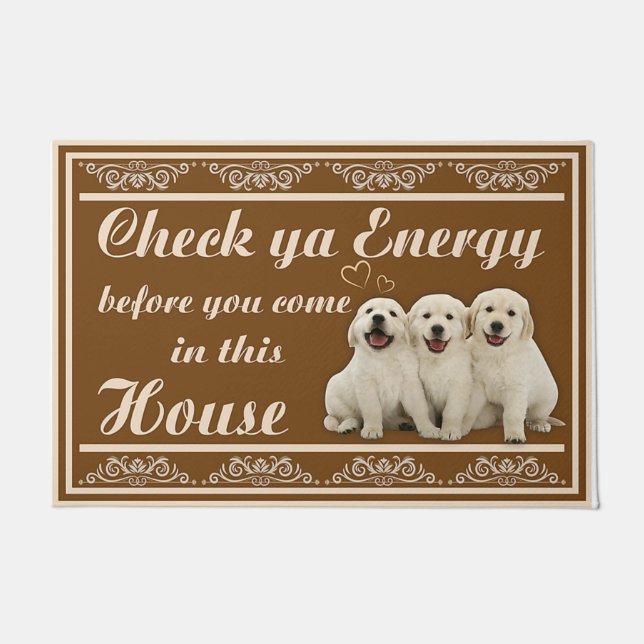 Perfect Gift For Dog Lovers, Dog Doormat (Front)