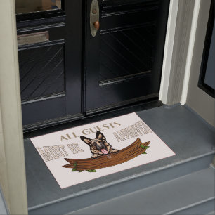 Perfect Gift for Dog Lovers   Personalised Door Ma Doormat