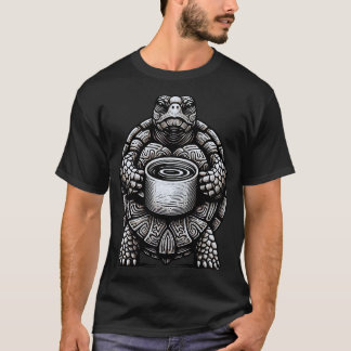 Perfect gift for the coffee loving turtle enthusia T-Shirt