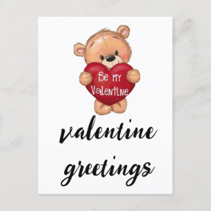 perfect gift for valentine's day postcard