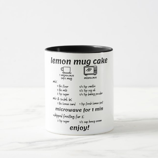 Perfect Gift/ Lemon Mug Cake Recipe (Center)