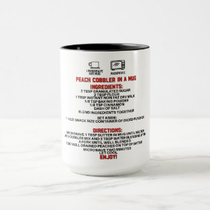 Perfect Gift/Peach Cobbler In A Mug