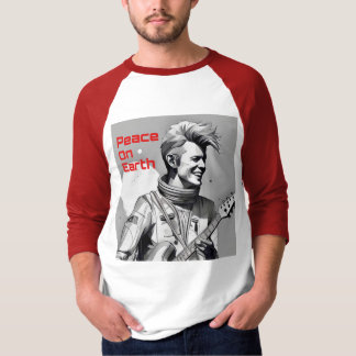 Perfect Gifts Peace On Earth NY Men Raglan Shirt