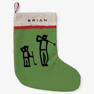 Perfect Golf Day Small Christmas Stocking