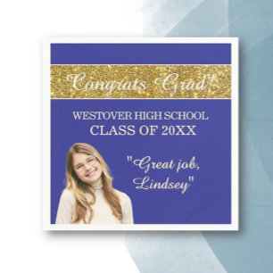 Perfect Graduation Congrats  Napkin