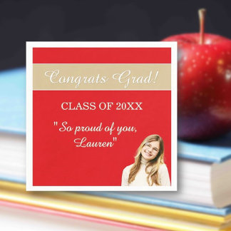 Perfect Graduation Congrats  Napkin