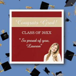 Perfect Graduation Congrats  Napkin