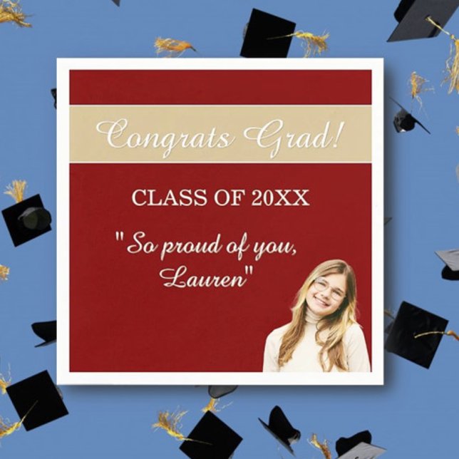 Perfect Graduation Congrats  Napkin (Creator Uploaded)