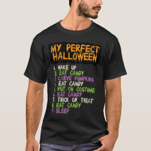 Perfect Halloween Eat Candy Costume Boys Girls Kid T-Shirt