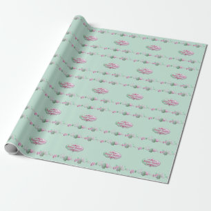 Perfect Happy Easter, Blue  Wrapping Paper