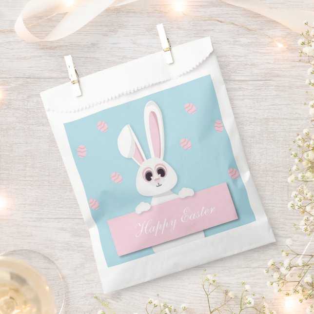 Perfect Happy Easter, Bunny  Favour Bag (Clipped)