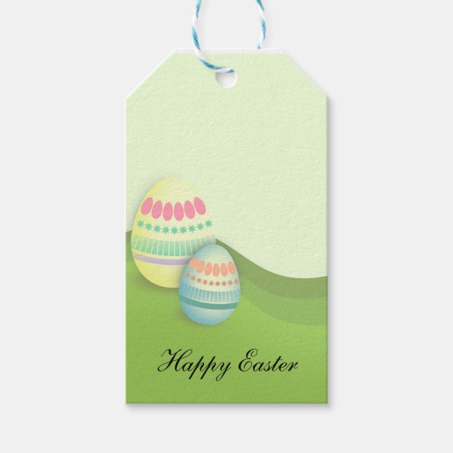 Perfect Happy Easter, Eggs Gift Tags (Front)