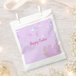 Perfect Happy Easter, Pink Eggs Favour Bag