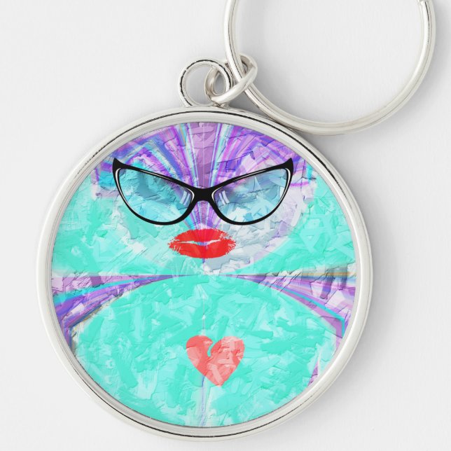 Perfect heart key ring (Front)