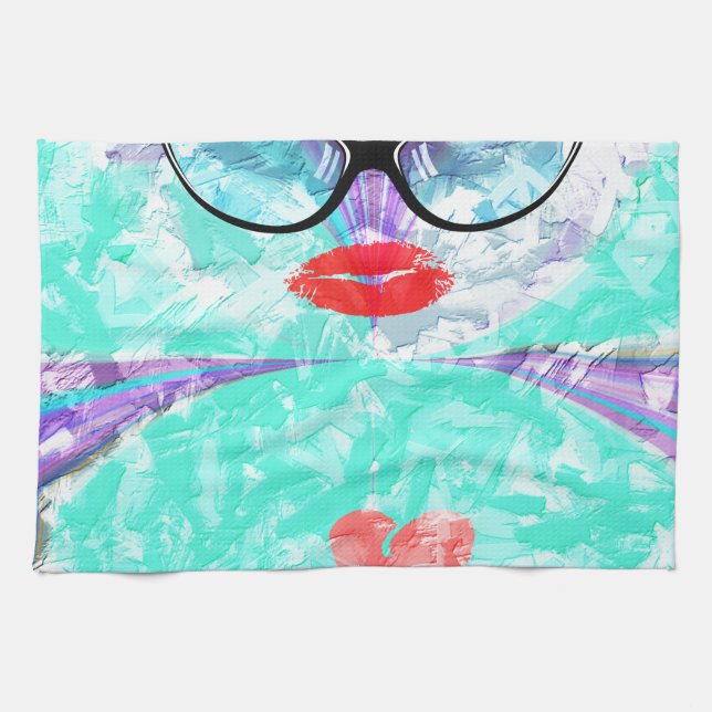 Perfect heart tea towel (Horizontal)