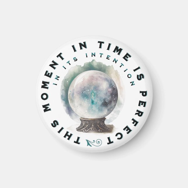 "Perfect Intention" Inspirational Magnet (Front)