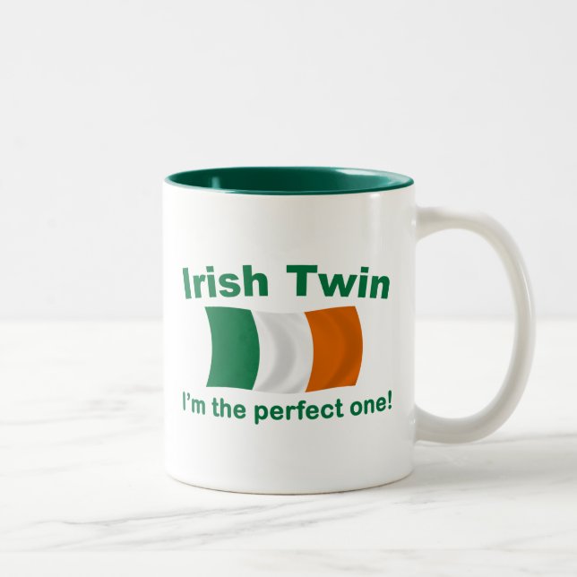 Perfect Irish Twin Two-Tone Coffee Mug (Right)