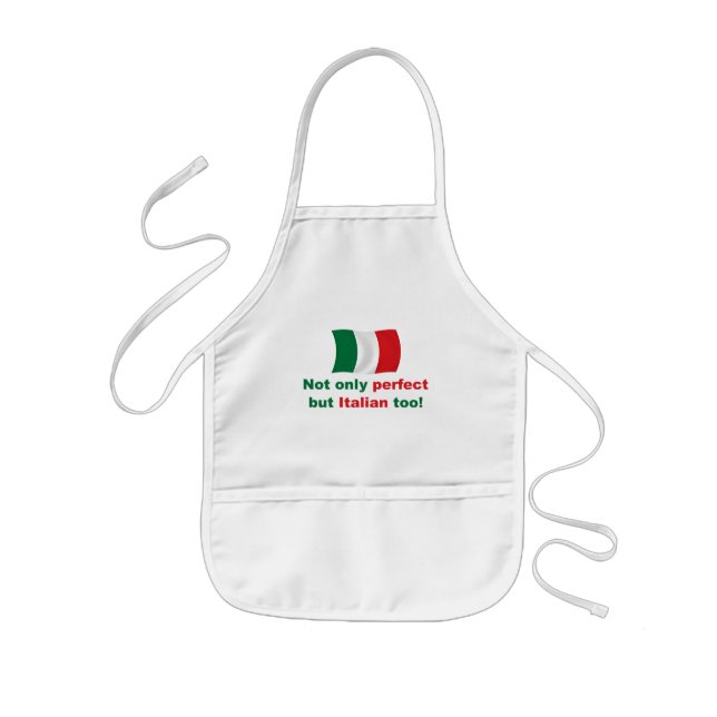 Perfect Italian Kids Apron (Front)