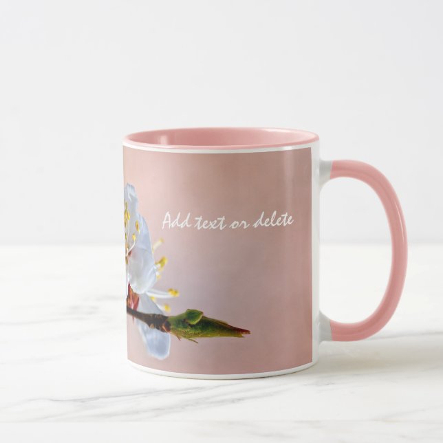 Perfect Japanese Apricot Flower Mug (Right)