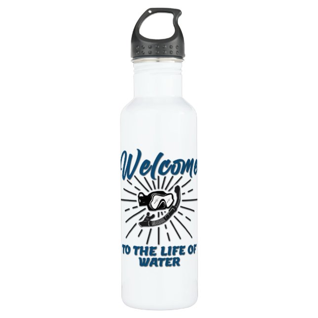 Perfect Lifeguard - Welcome To The Life Of Water 710 Ml Water Bottle (Front)