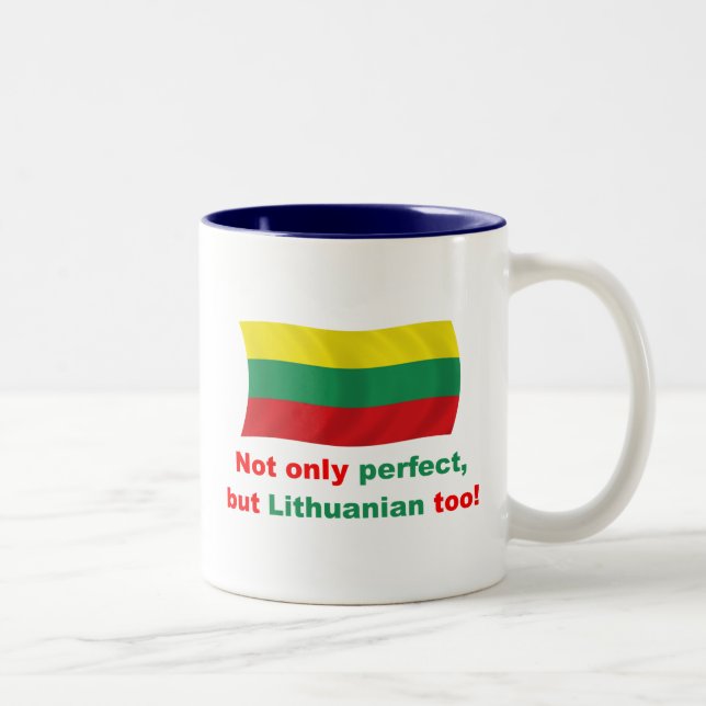 Perfect Lithuanian Two-Tone Coffee Mug (Right)