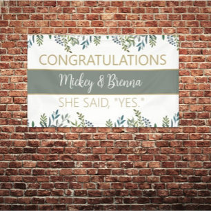 Perfect Look!  Custom engagement Banner