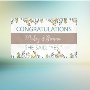 Perfect Look!  Custom engagement Banner