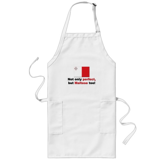 Perfect Maltese Long Apron (Front)
