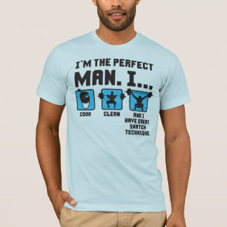 Perfect Man - Funny Weightlifting Gym T-Shirt