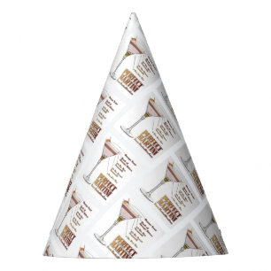 Perfect Martini Cocktail Recipe Art Party Hat