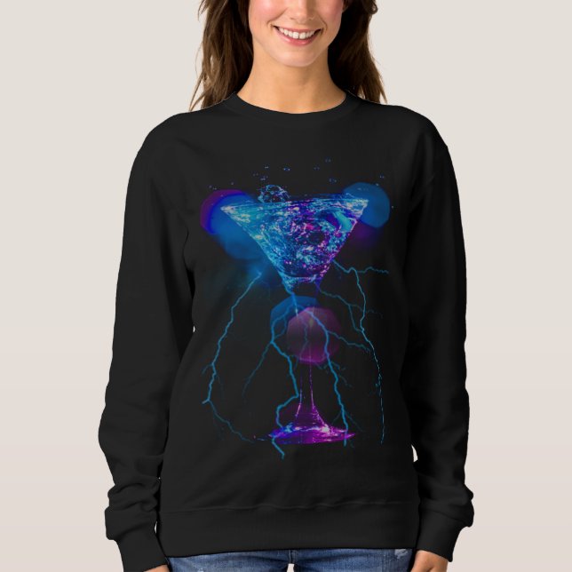 Perfect Martini Glass Sweatshirt (Front)