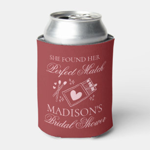 Perfect Match Bridal Shower Bachelorette Favour Can Cooler