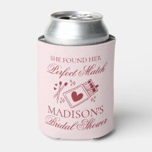 Perfect Match Bridal Shower Bachelorette Favour Can Cooler