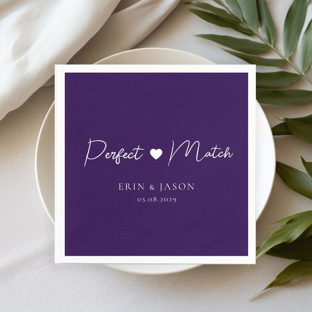 Perfect Match! Elegant, Simpel  Napkin (Creator Uploaded)