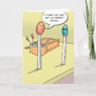 Perfect Match Funny Greeting Card