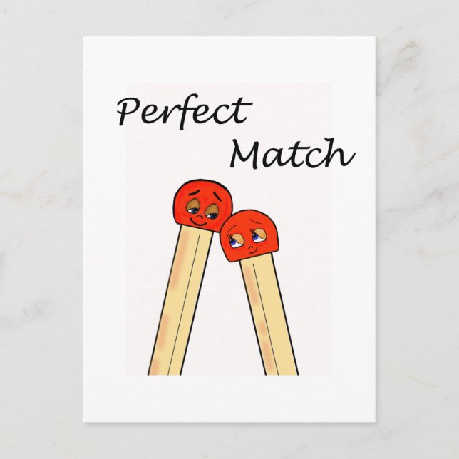 Perfect Match Postcard (Front)