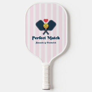 Perfect Match Preppy Pickleball Bridal Shower Paddle