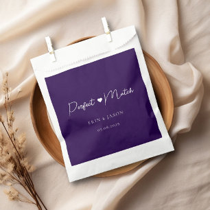Perfect Match! Purple, Elegant, Simpel  Favour Bag