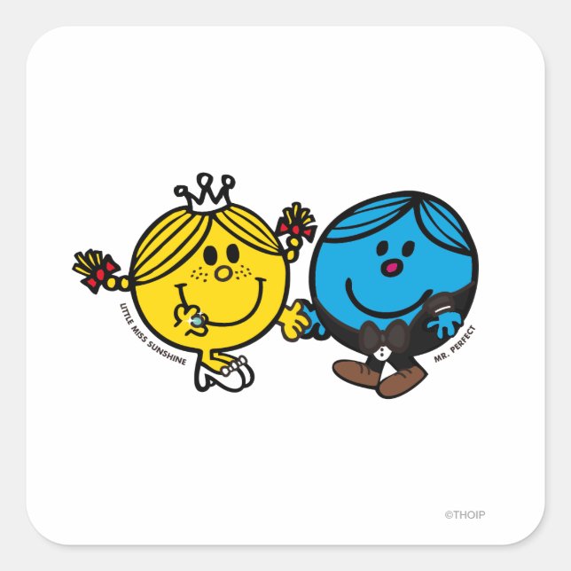 Perfect Match Square Sticker (Front)