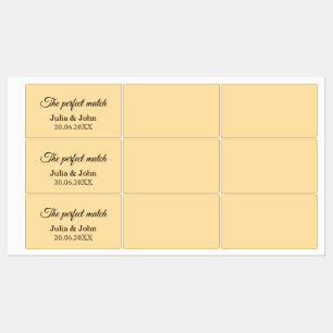 Perfect Match Wedding Matchbox – Premium Edition