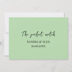 Perfect Match Wedding Matchbox – Premium Edition Invitation