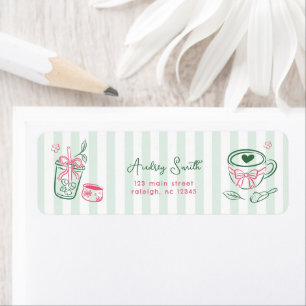  Perfect Matcha Bridal Shower Return Address Label